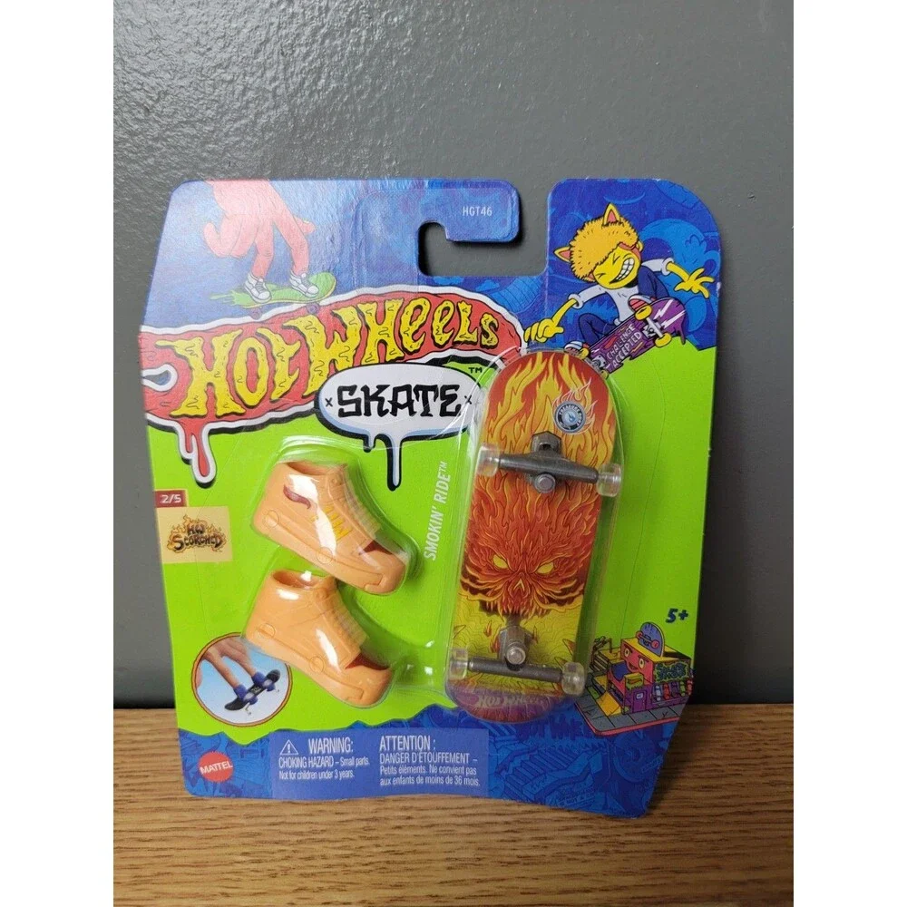 2024 Hot Wheels Scorched Skate Tony Hawk Smokin’ Ride Treasure Hunt Fingerboard
